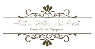 logo antica osteria del ponte cassinetta di lugagnano milano